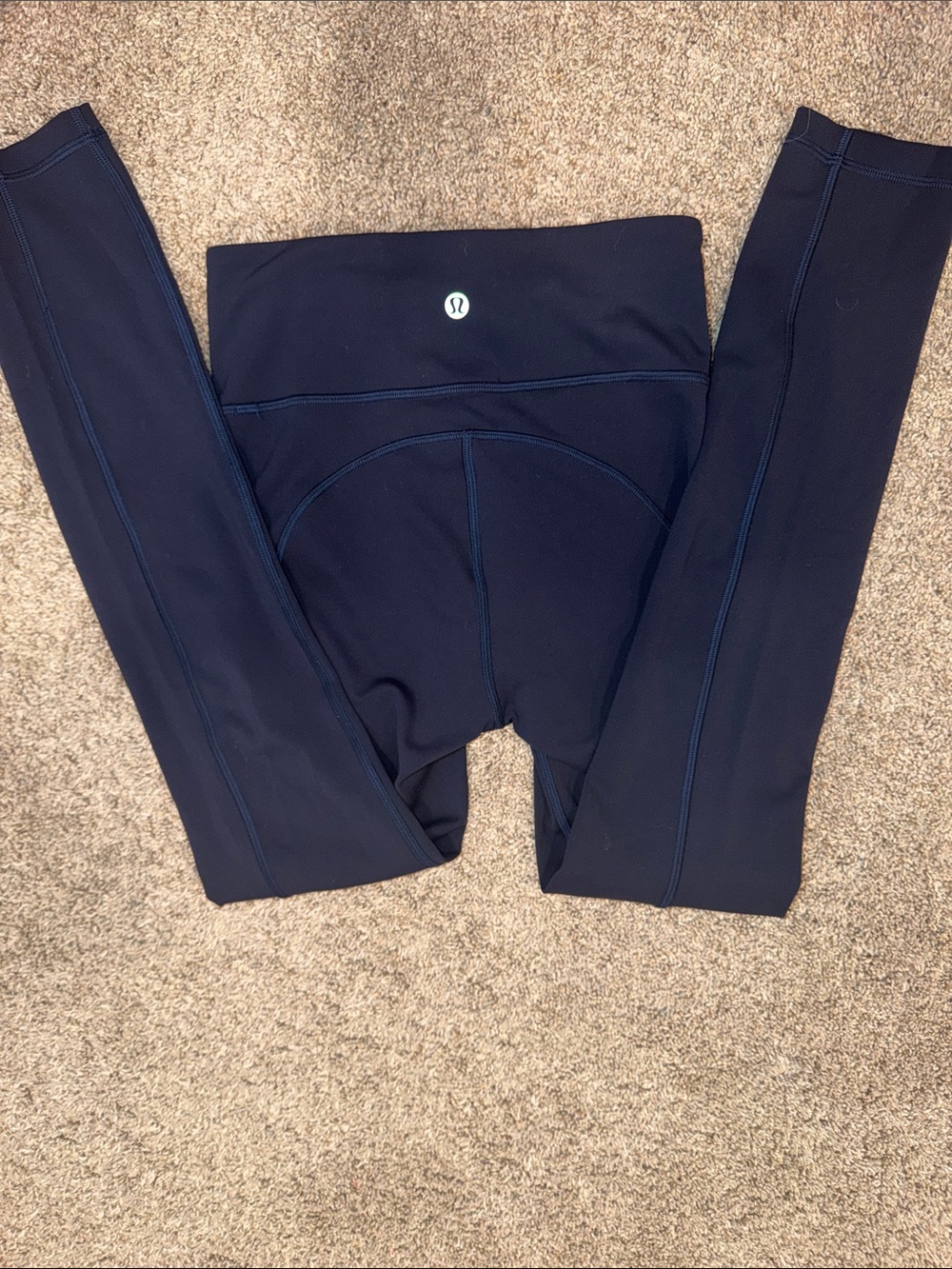 Lululemon Invigorate Leggings Navy, size 2 25” inseam
